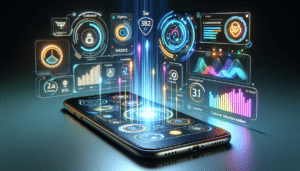 Mobile CRM Software digital art, trending on artstation, hd Special Effects: 3D.