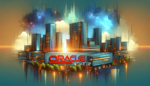 Oracle Netsuite ERP digital art, trending on artstation, hd Special Effects: 3D.